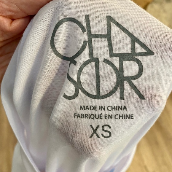 CHASER NWT SZ XS WHITE AC/DC TEE - Picture 6 of 6